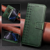 Personalized PU Leather Phone Case with Card Holder and Custom Engraving