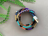 Wrapped Yarn Lightning Cable: Multicolor Charging Cord