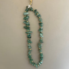 Aventurine Beaded Phone Charm