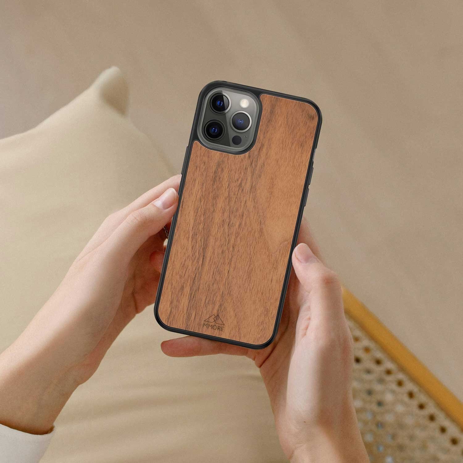 Wood Phone Case - European Walnut / for iPhone Phone Models