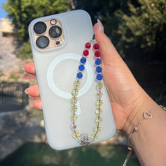 Crystal Princess Wrist Strap Phone Charm