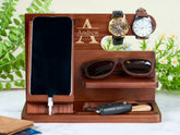 Personalized Docking Station Tech accessory, Phone Stand Charging Station, Stand Tech Desk Organizer