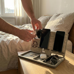 Personalized Wooden Docking Station