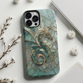 stained glass dragon phone case