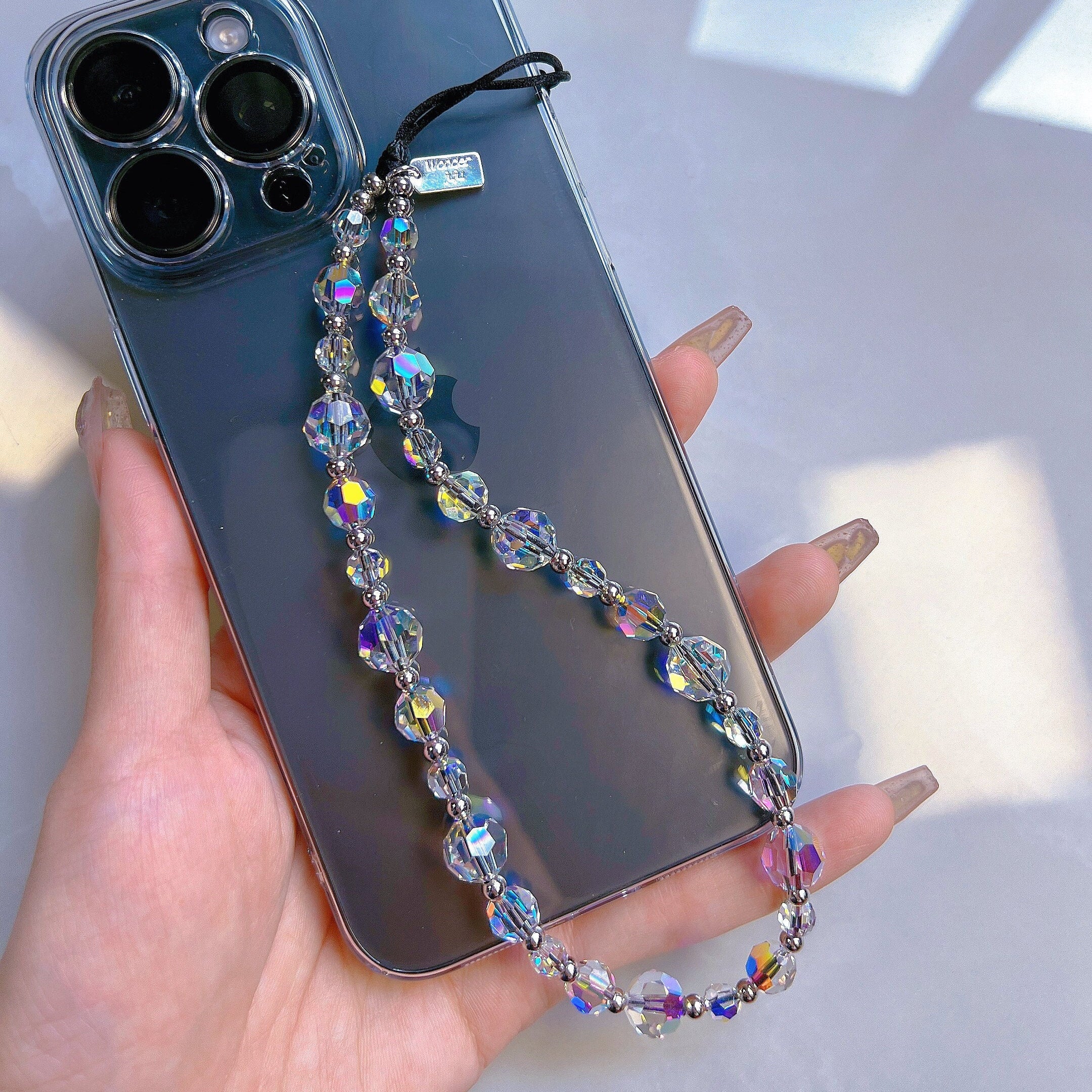 Swarovski Crystal Phone Charm Wrist Strap Lanyard
