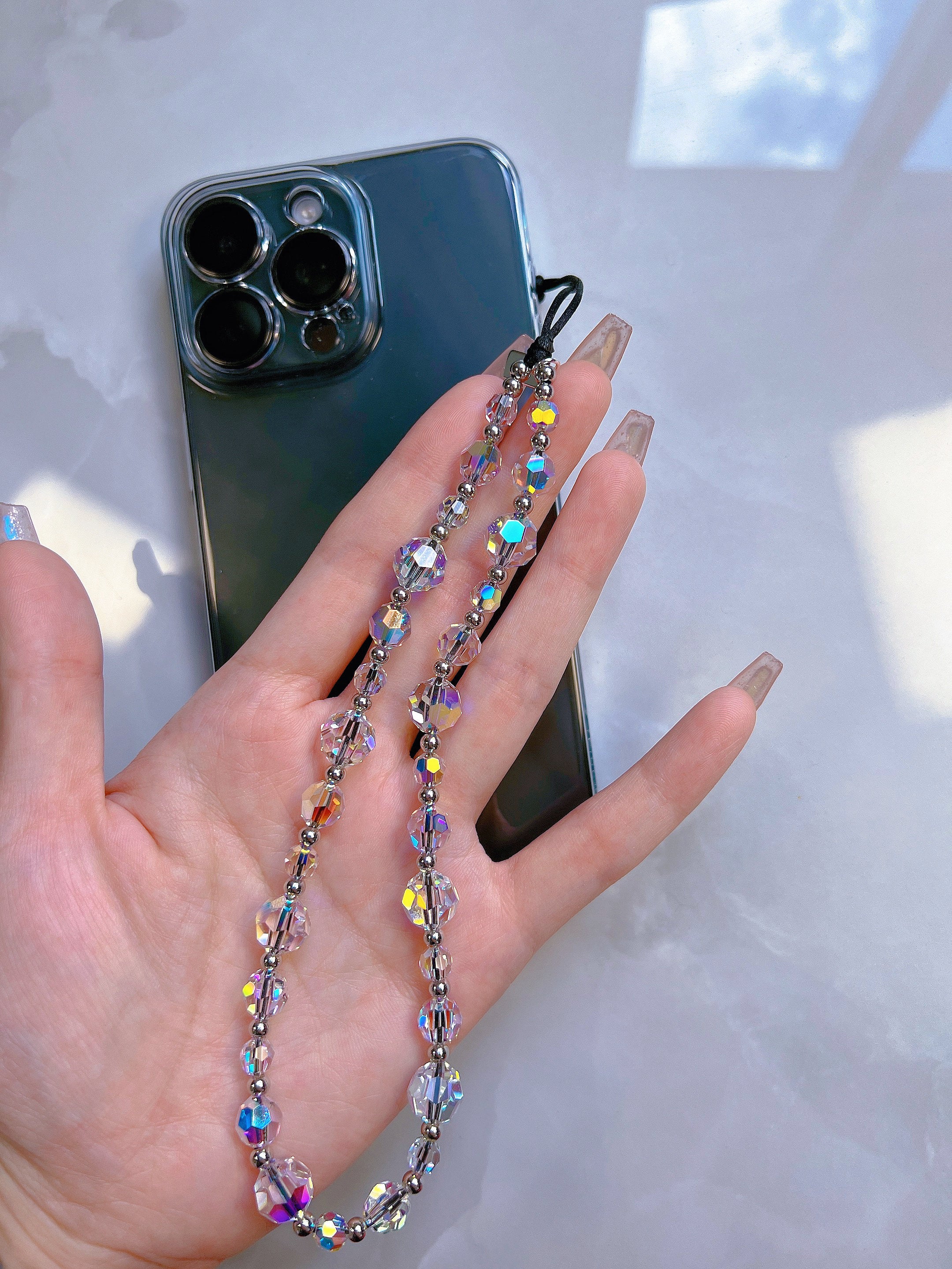 Swarovski Crystal Phone Charm Wrist Strap Lanyard
