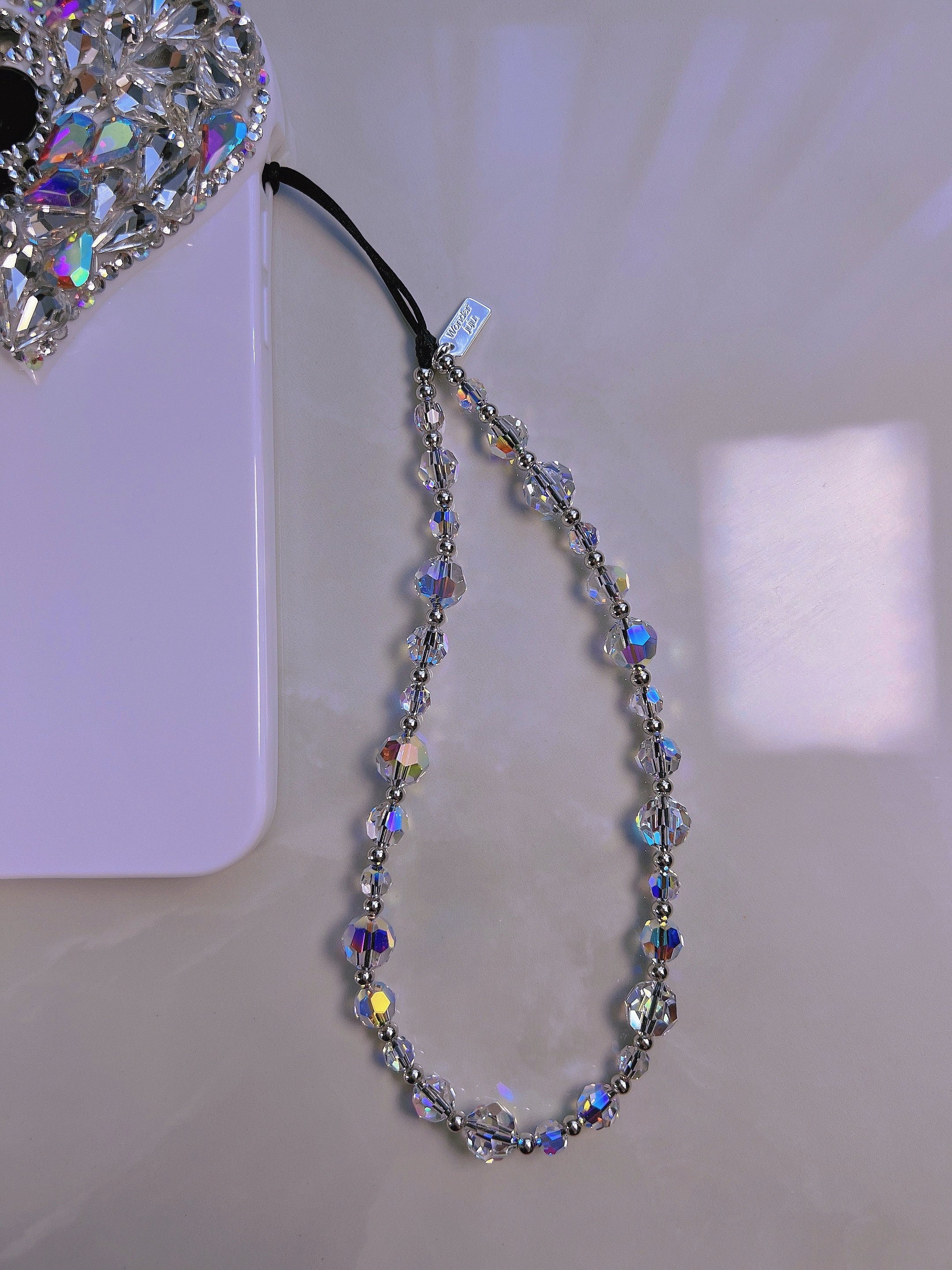 Swarovski Crystal Phone Charm Wrist Strap Lanyard
