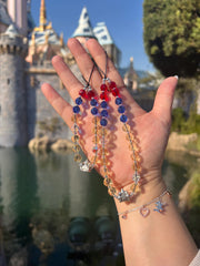Crystal Princess Wrist Strap Phone Charm