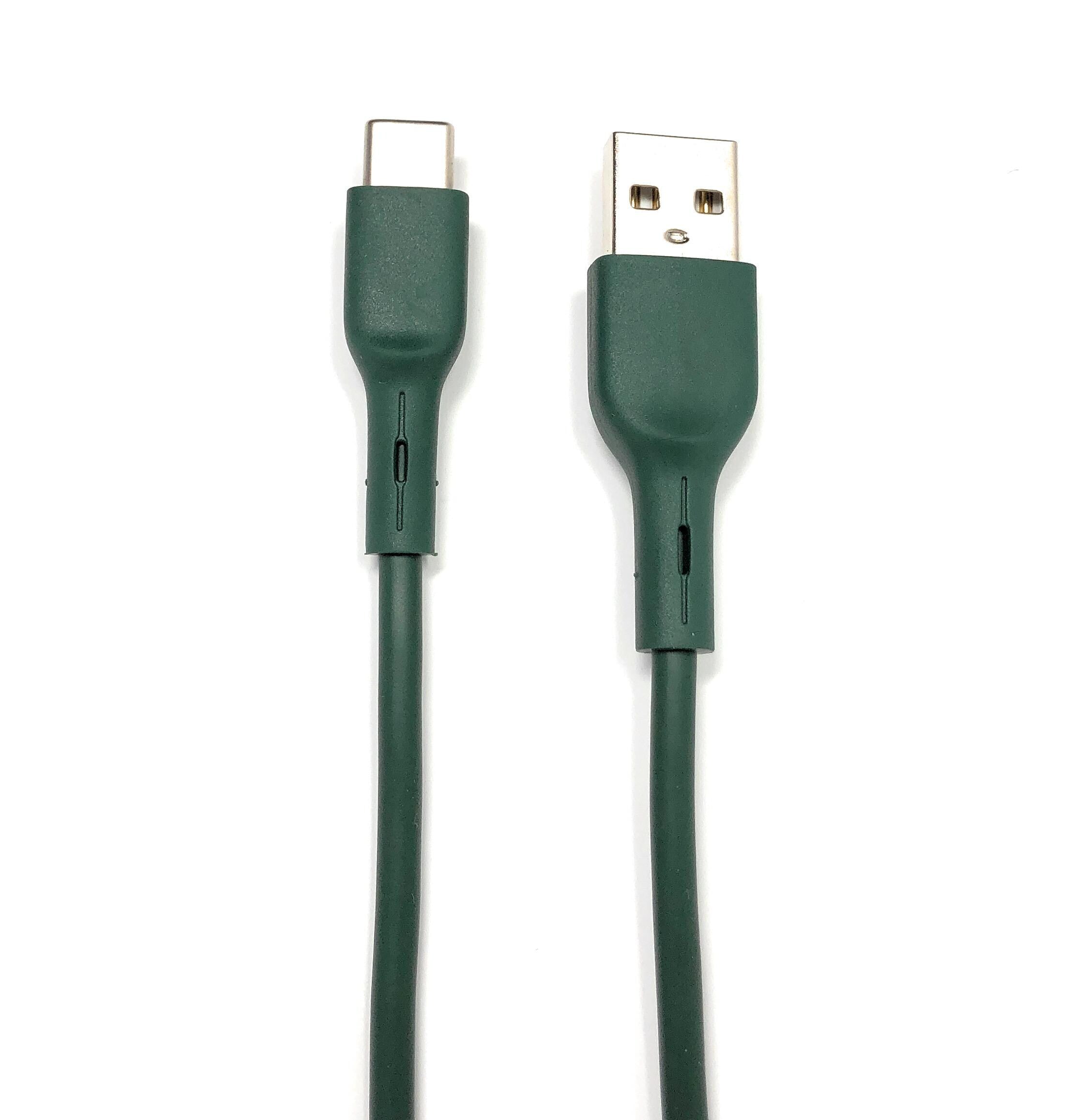 USB-C Cable with Ivy Leaf Design