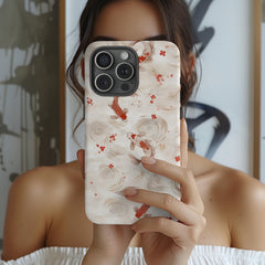 Koi Fish Watercolor iPhone Case: Slim, Durable Protection