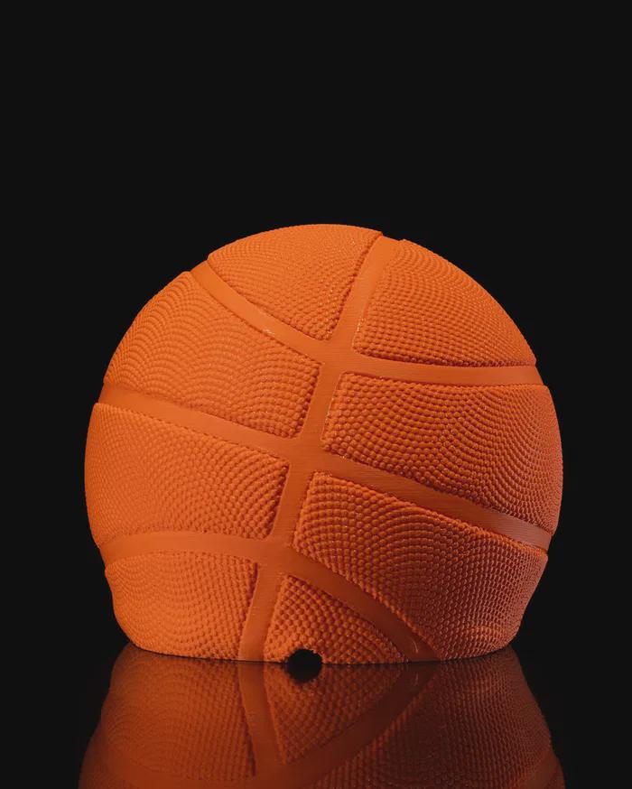 3D Printed Basketball Phone Holder: Sports Fan Desk Accessory