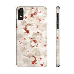Koi Fish Watercolor iPhone Case: Slim, Durable Protection