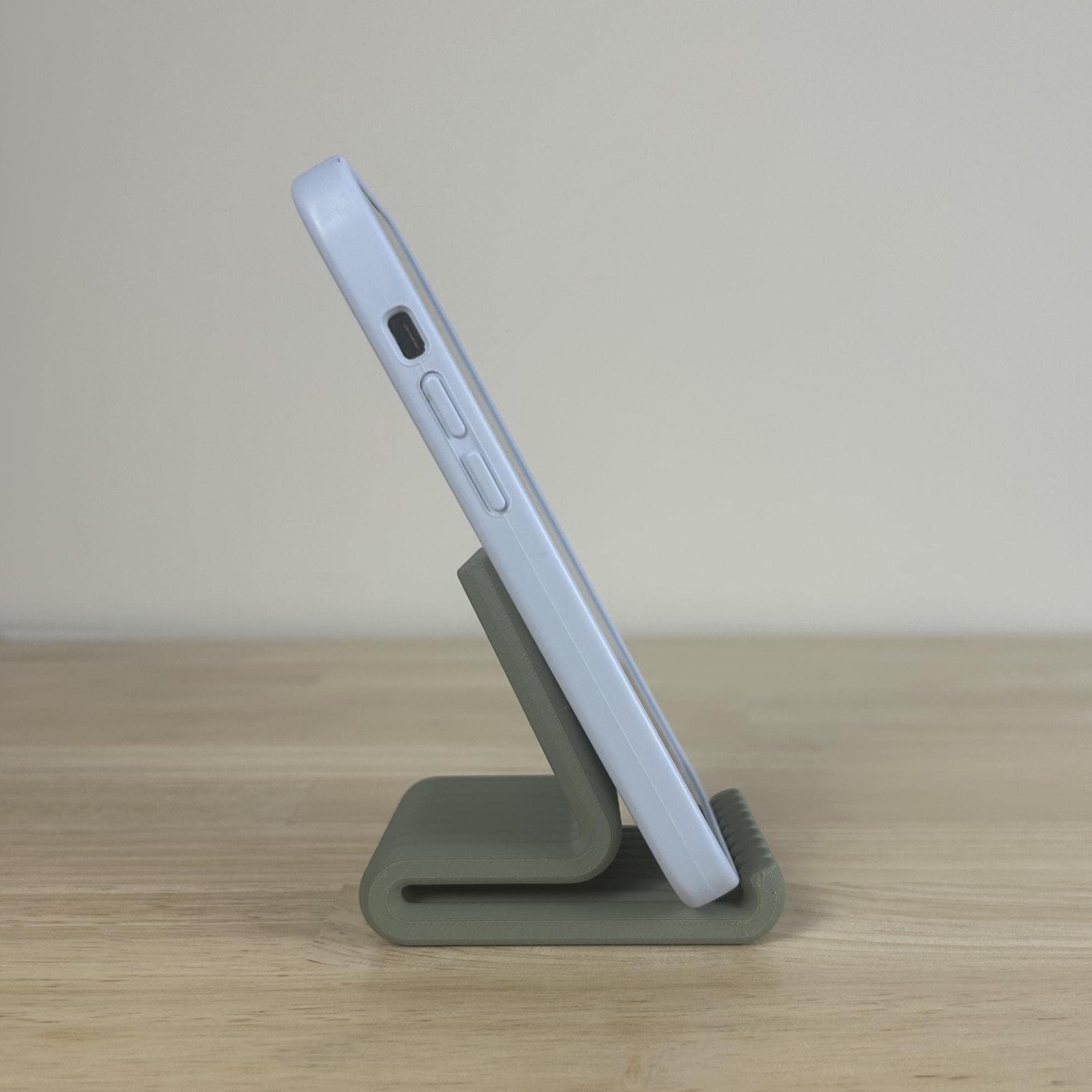 Modern Phone Stand: Minimalist Desk Organizer & Charging Dock