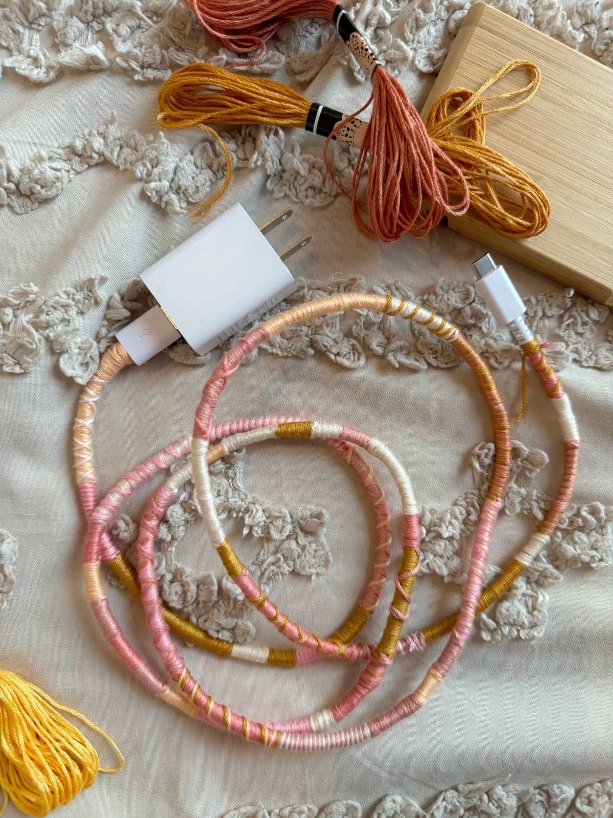 Custom Wrapped Charging Cord