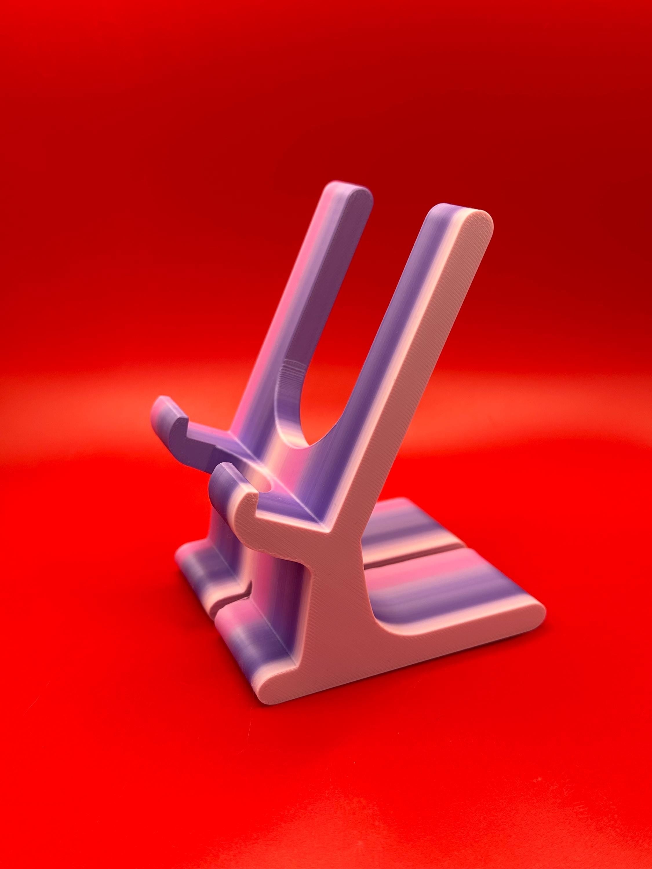 Multicolor 3D Printed Phone Holder – Universal Loop 2 Loop Case Grip View Edition V2